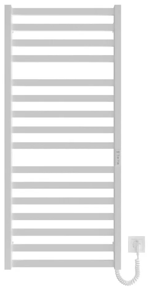 Létras fűtött törölközőtartó HF OXFORD 255W/230V 117x53 cm fehér jobb