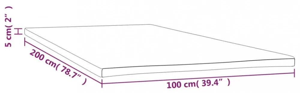 matractakaró 100x200x5 cm