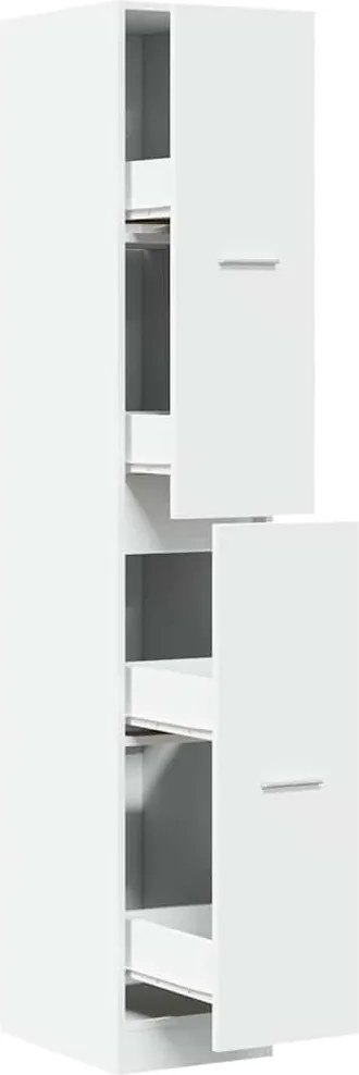 vidaXL fehér patikusszekrény 30 x 41 x 174,5 cm rétegelt fából