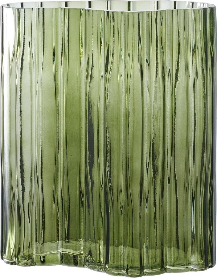 Zöld üveg váza (magasság 26,5 cm) – House Nordic