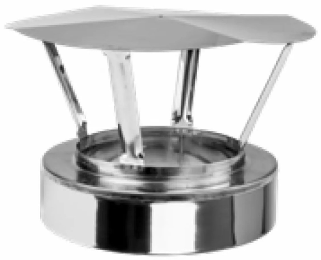 PRODMAX 140/200 Lapos végű tetősapka /0,6mm rozsdamentes