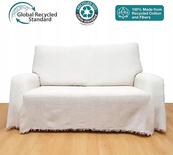 Többfunkciós ágytakaró kanapékra, kanapéhuzatok (fehér homok, 180 x 260)