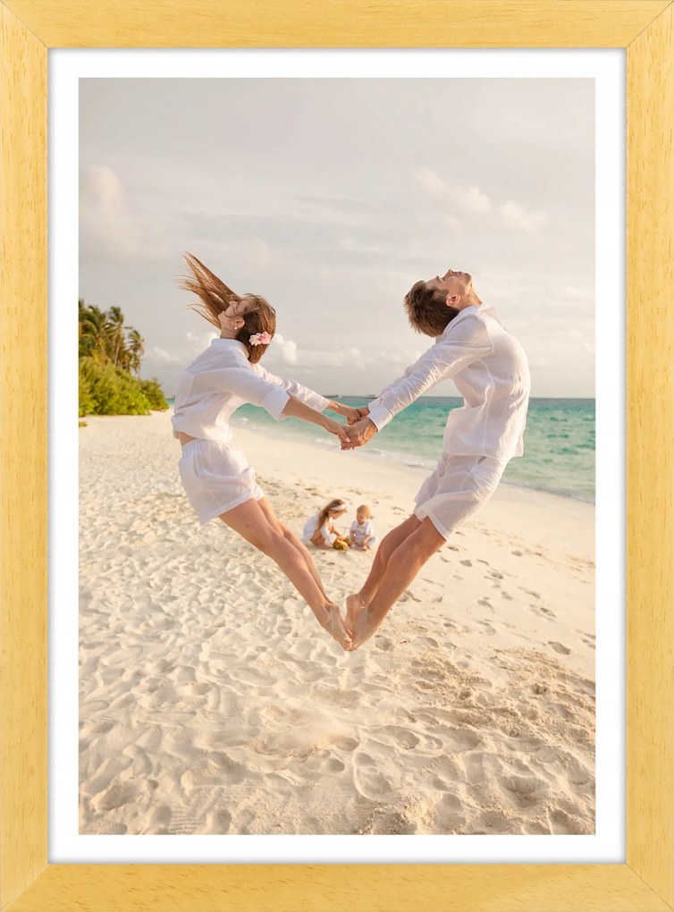 Képkeret 13x18 keret B6 fa barna