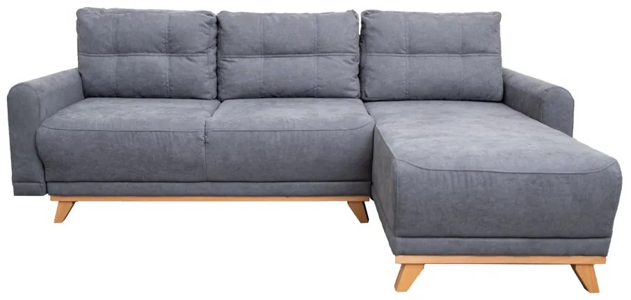 AKCIÓ világosszürke sarok ülőgarnitúra ORANGE, kétoldalas II. osztály