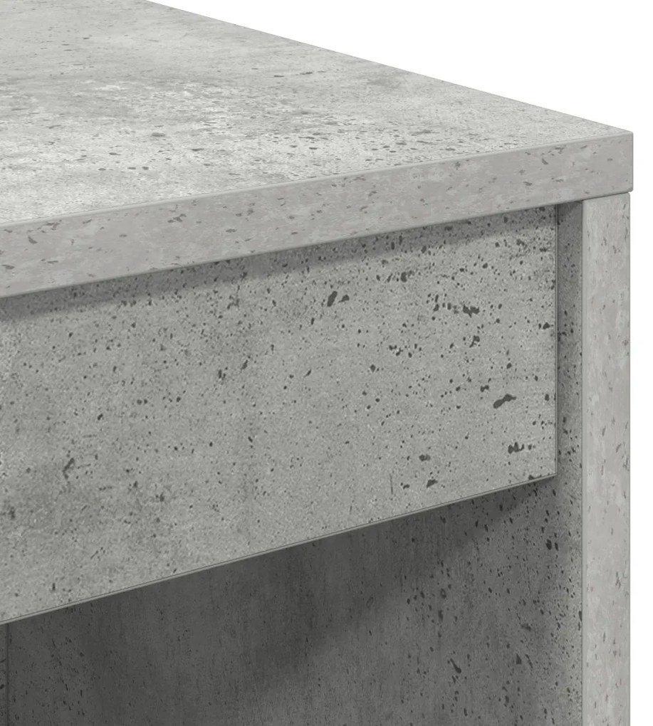 Számítógépasztal Beton szürke