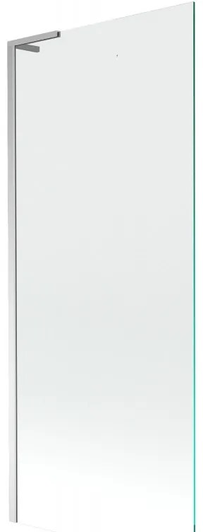 Mexen Next L, 1 szárnyú kádparaván 80 x 150 cm, 6 mm átlátszó üveg, króm profil, 895-080-000-03-00-01