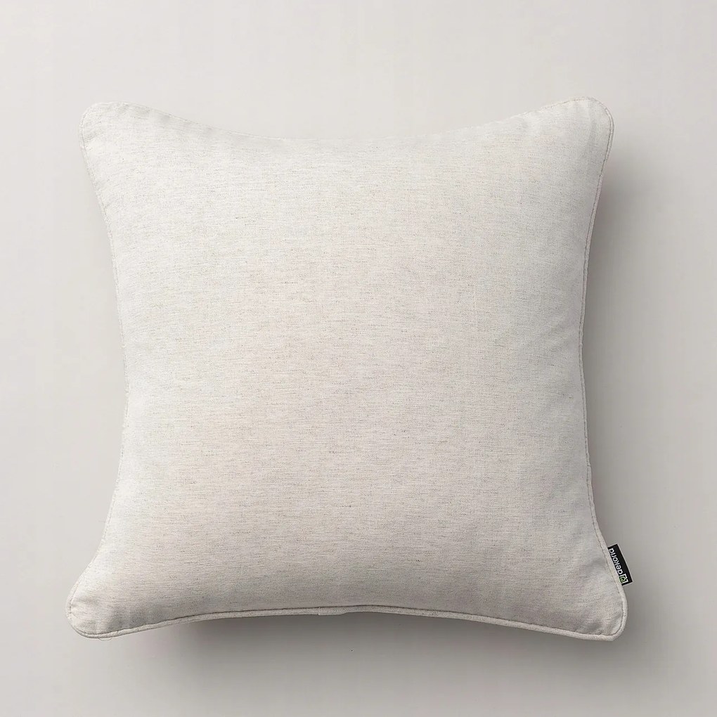 Párnahuzat 45x45 natúr, vászon szövésű