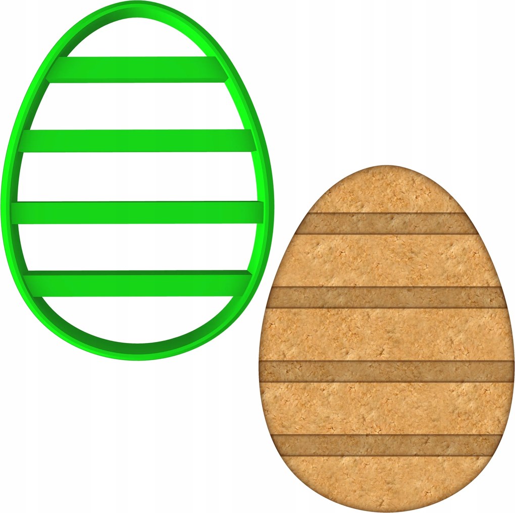 Húsvéti Forma Mézeskalács lyukasztó Húsvéti Tojás 8cm