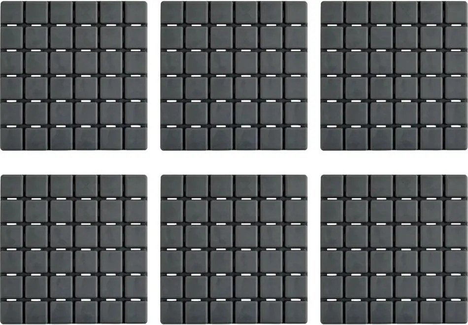 Csúszásgátló alátét készlet fürdőkádba 5 db-os 13x13 cm Quadro – MSV