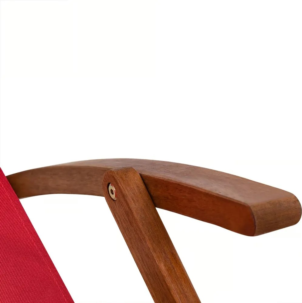 SIENA kerti nyugágy, 94x60x94cm, piros Casaria