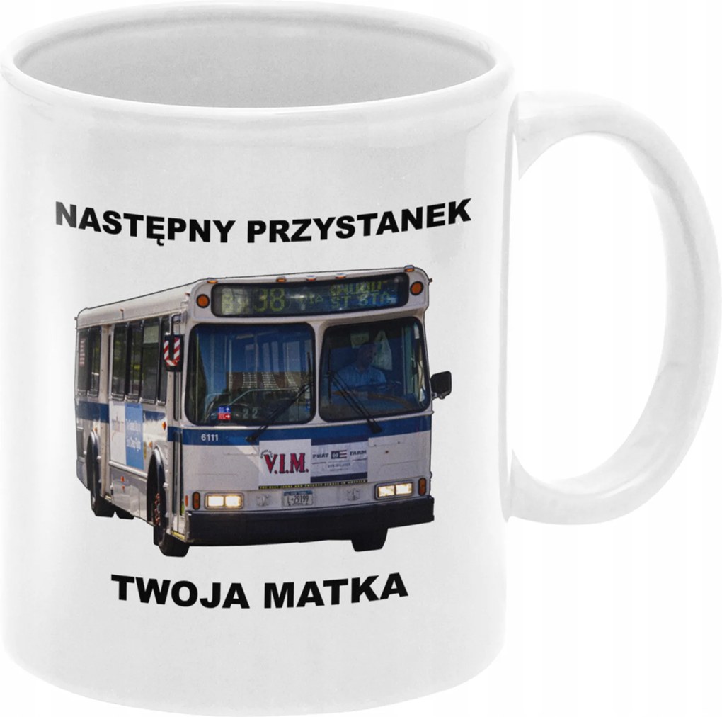 Bögre Következő Megálló Anyád Vicces Ajándék 330ml Csomagolás