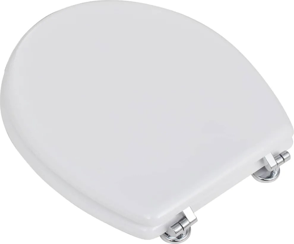 2 db fehér MDF WC ülőke