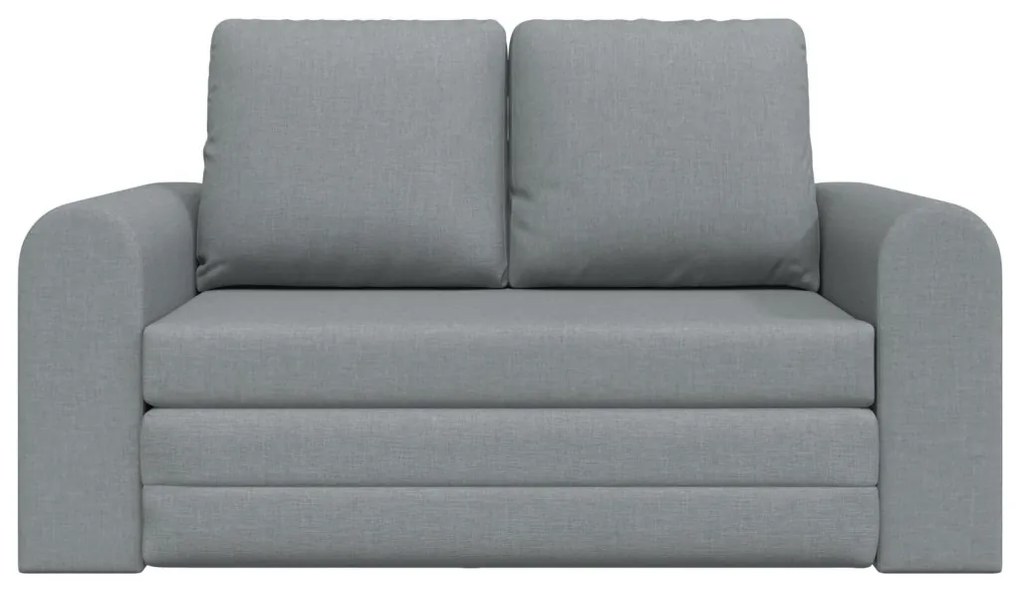 Floor Sofa Bed 2 az 1-ben Világosszürke 148x71x83 cm Bútor
