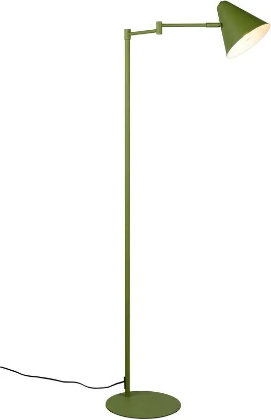Zöld állólámpa hajlítható szerkezettel (magasság 126,5 cm) Cosima – Trio