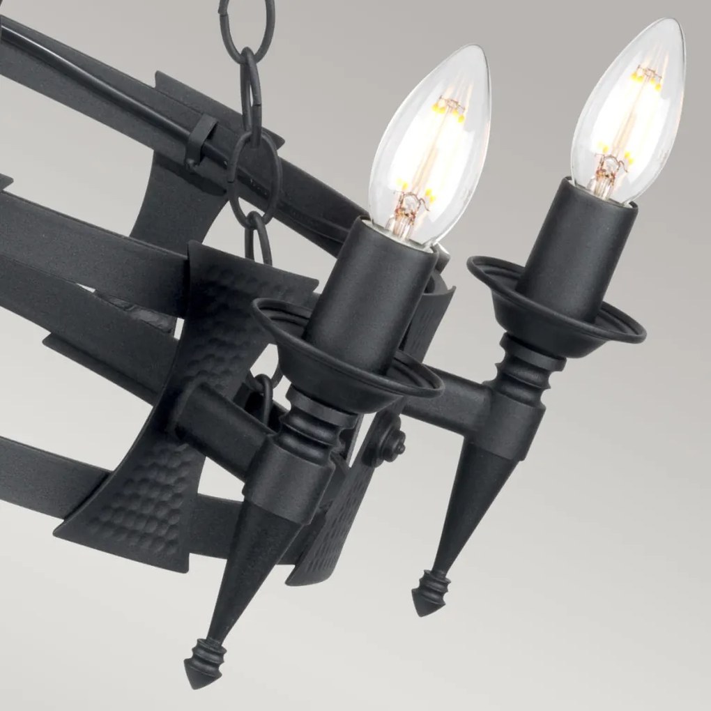 Elstead Lighting SAXON SAX5-BLK Csillár 5x60W/E14