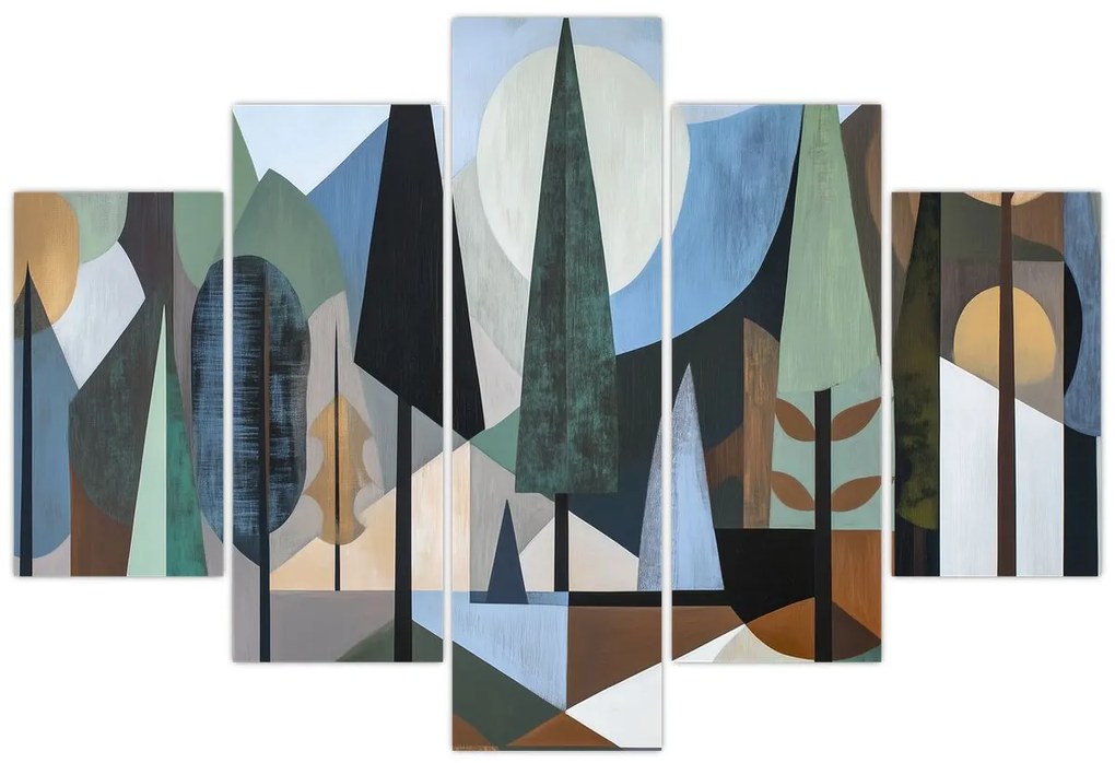 Kép - Természetes geometriai absztrakció II. (150x105 cm)