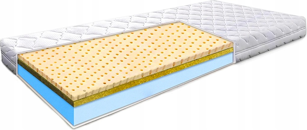 Latex matrac 140x180 tengeri fű egészségügyi 10cm higiénikus nyár/tél H1