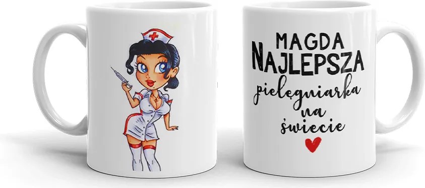 Bögre A Rendőrnő Nevével Ápolónő Hivatalnok