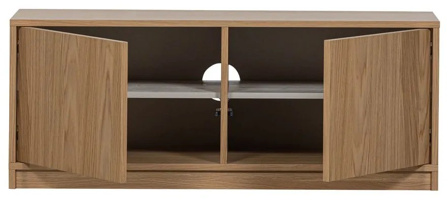 Natúr színű moduláris TV-állvány tölgyfa dekorral 110x44 cm Modulair – vtwonen