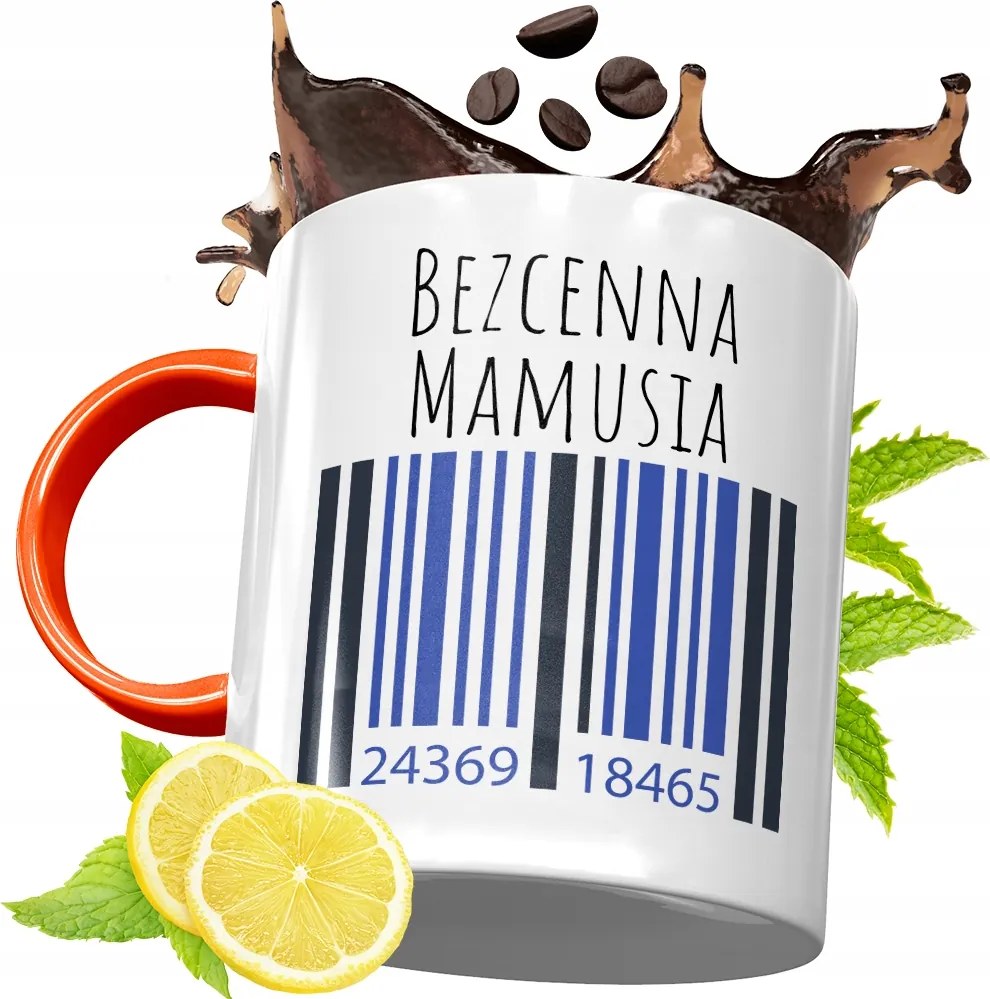 Narancssárga Bögre Anyák Napjára Ajándék fényképes nyomattal