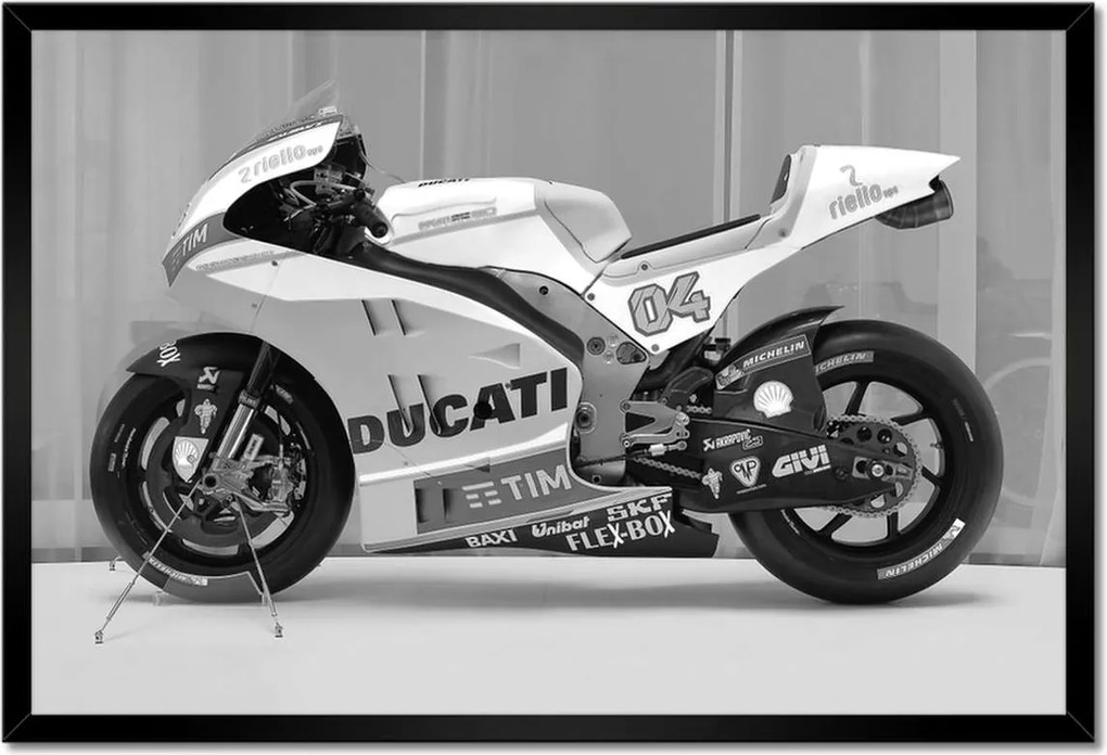 Poszterek keretben 60x40 Ducati versenymotor