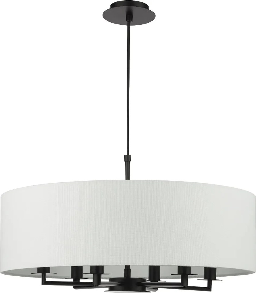 Dar Lighting modern függeszték tyler fehér matt fekete dartyl6422