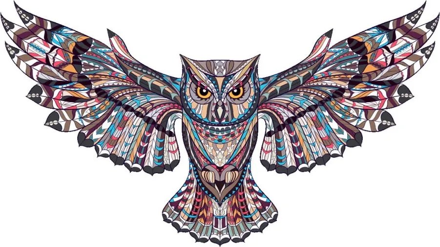 Owl öntapadós matrica - Ambiance