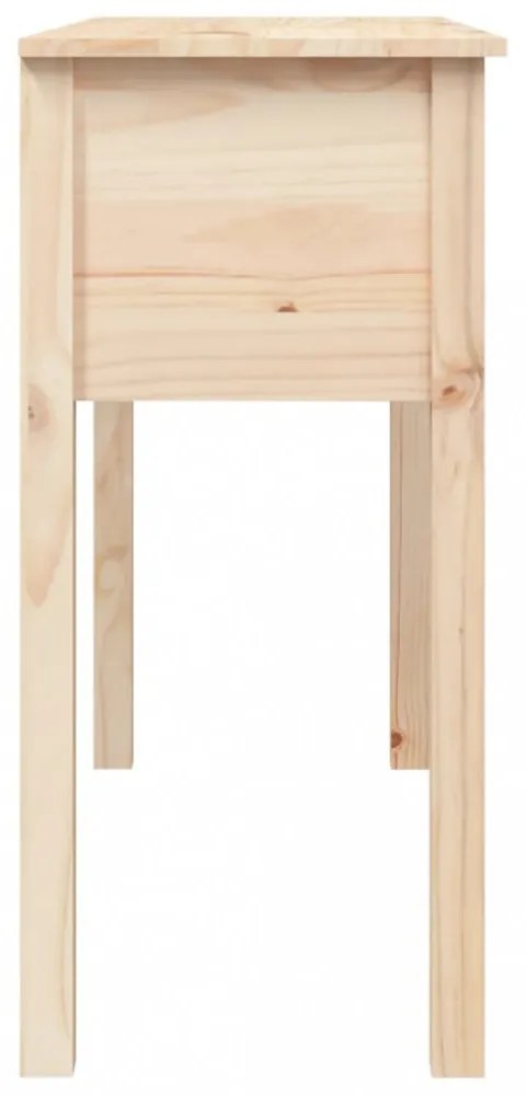 tömör fenyőfa tálalóasztal 100 x 35 x 75 cm