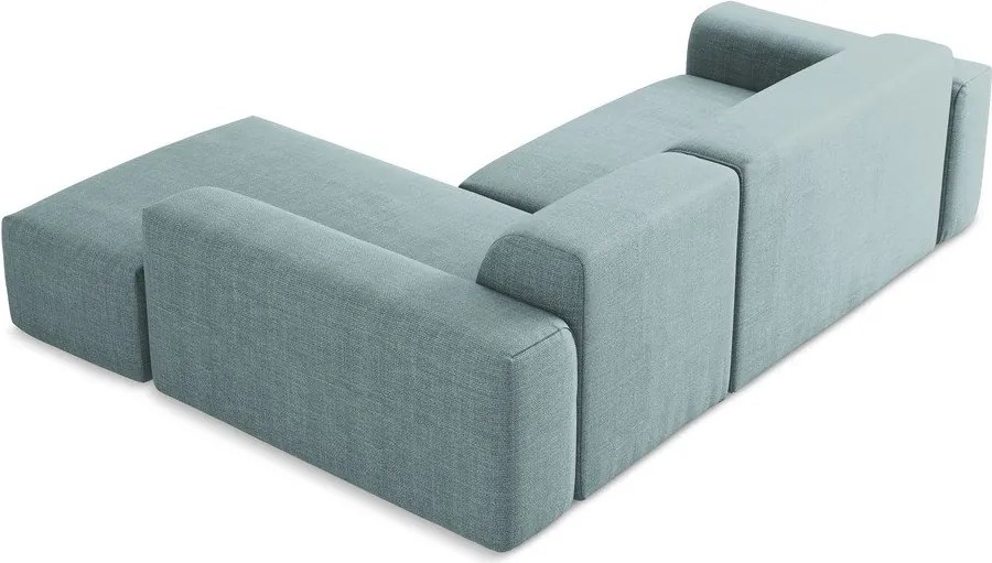 Kék sarokkanapé (jobb oldali-heverő résszel) Keli – Makamii