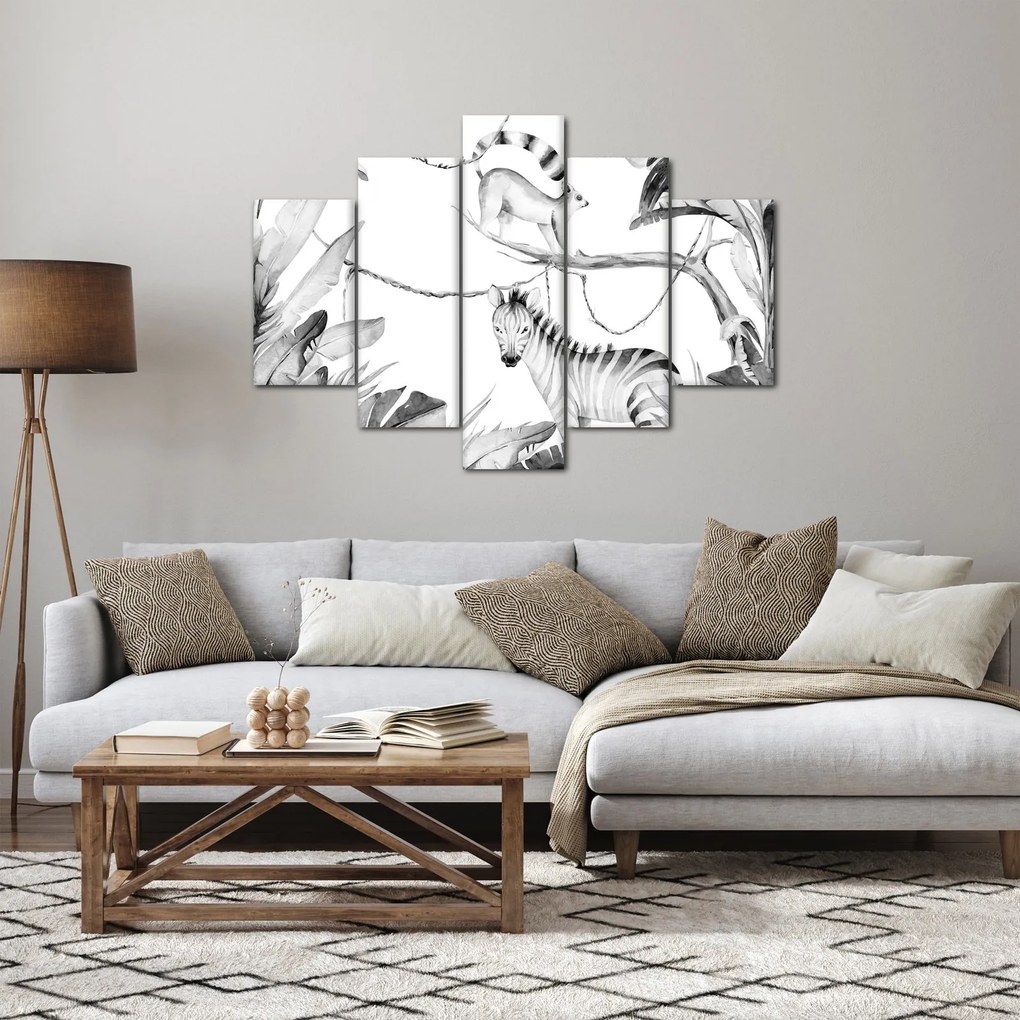 Kép - Akvarell dzsungel (150x105 cm)