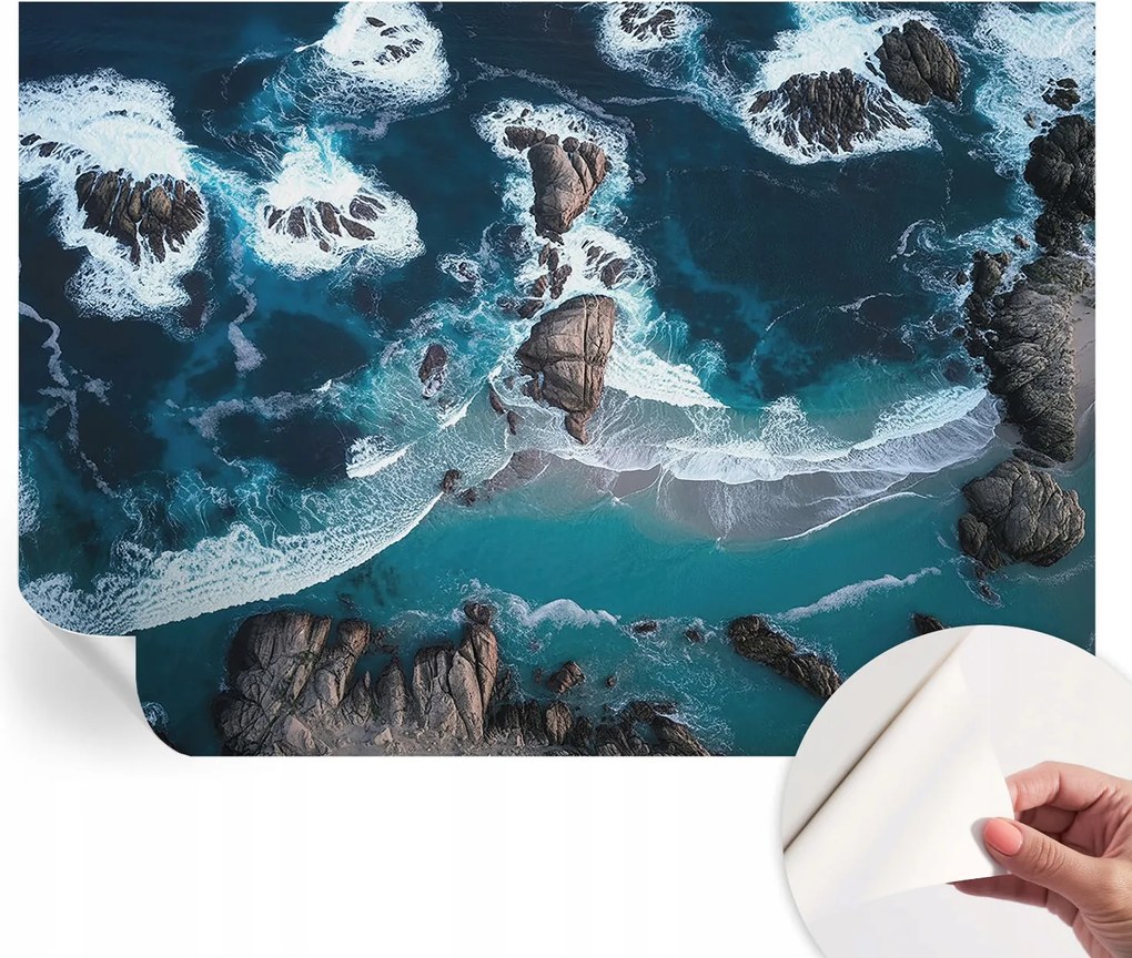 Fotótapéta Öntapadós Dekoratív tapéta Óceán hullámok 312x219 cm