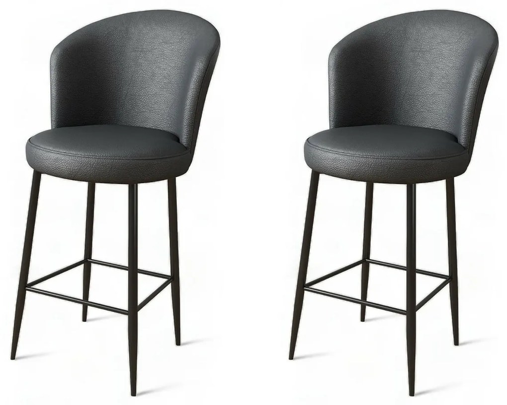 Uras Anthracite bárszék szett, 2 db, 2 db