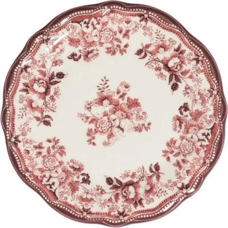 24 részes porcelán étkészlet bordó