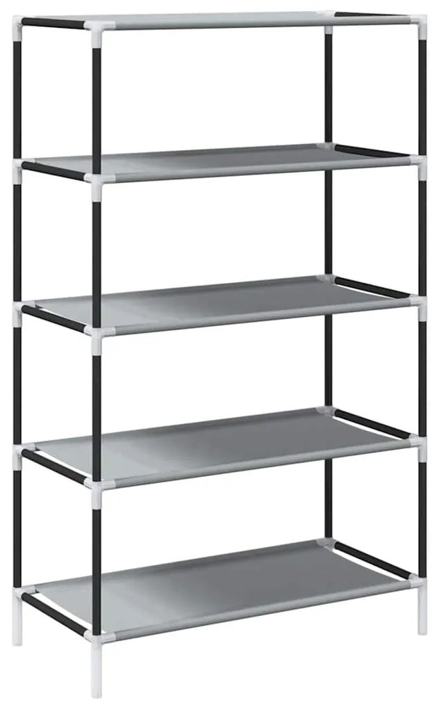 szürke nem szőtt szövetből cipőszekrény 60,5x30x97 cm