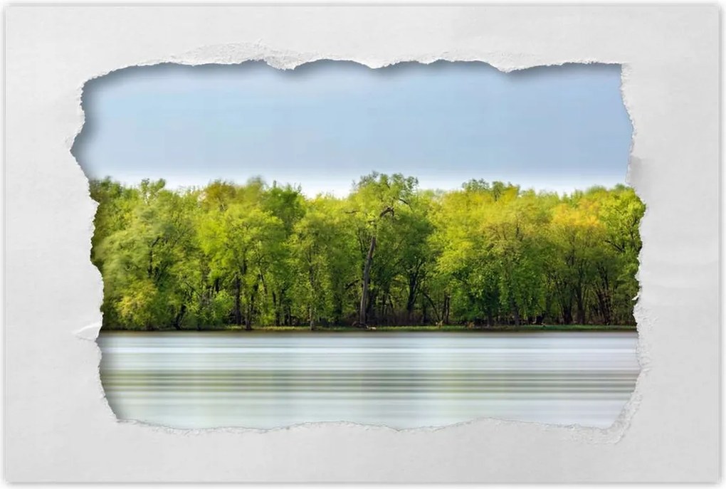 Poszterek 90x60 Erdő Tó Mennyország