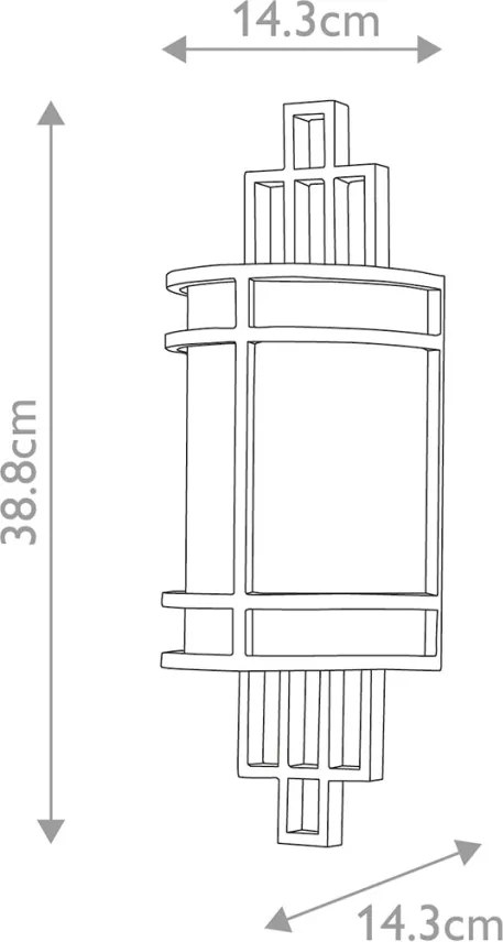 Feiss Fusion FE-FUSION1-PNBR Fali lámpa 1x60W/E27