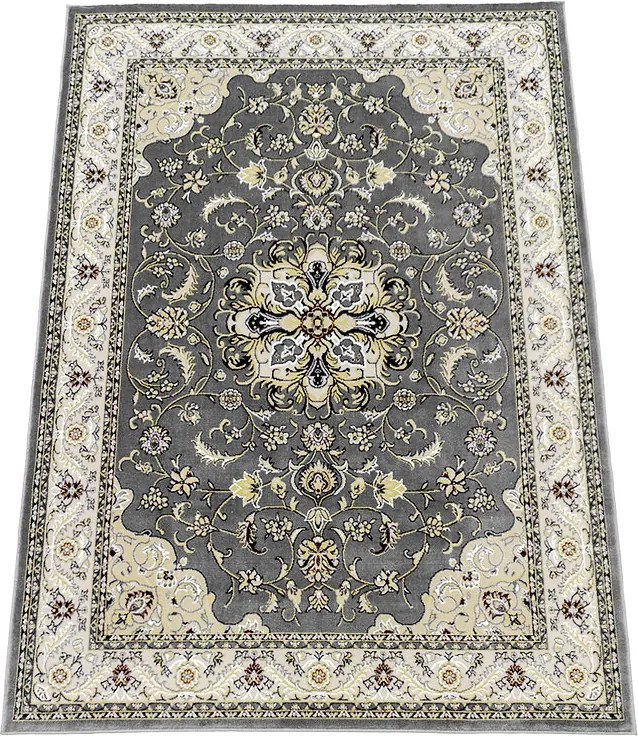 Szőnyeg 160x220 Klasszikus Szürke Nappaliba Kiváló Minőségű Szoba Masszív