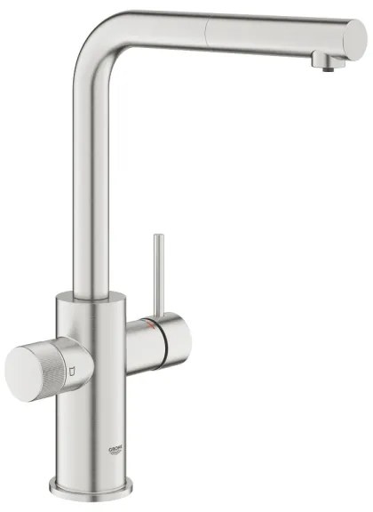GROHE 30601DC0 - BLUE PURE mosogató csaptelep kihúzható kifolyófejjel, rozsdamentes acél