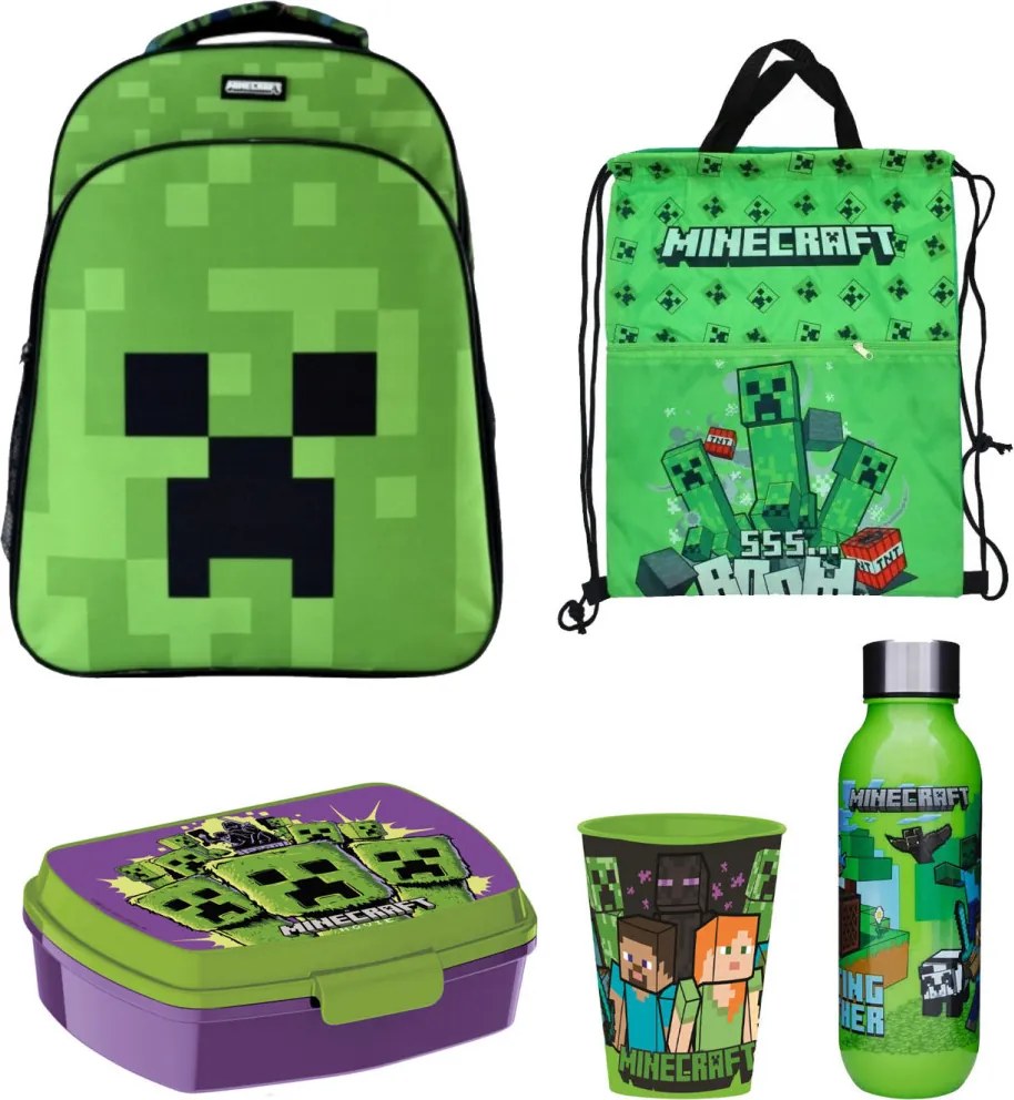 Minecraft Green Face sulis csomag 5 részes