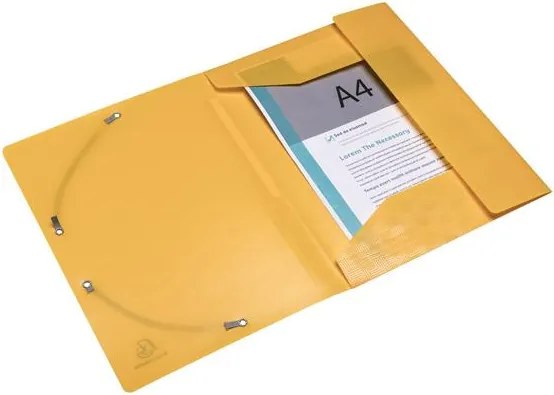 Gumis mappa, PP, A4, 15 mm, EXACOMPTA Pop'NCo, vegyes színek (EX55990E)