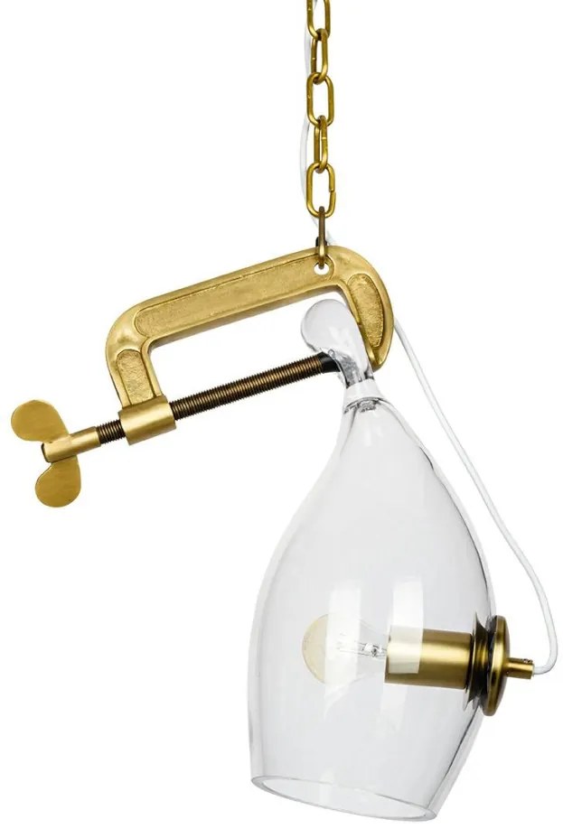 King Home VICE MD10961-1S.BRASS Függőlámpa 1x40W/E27 IP20