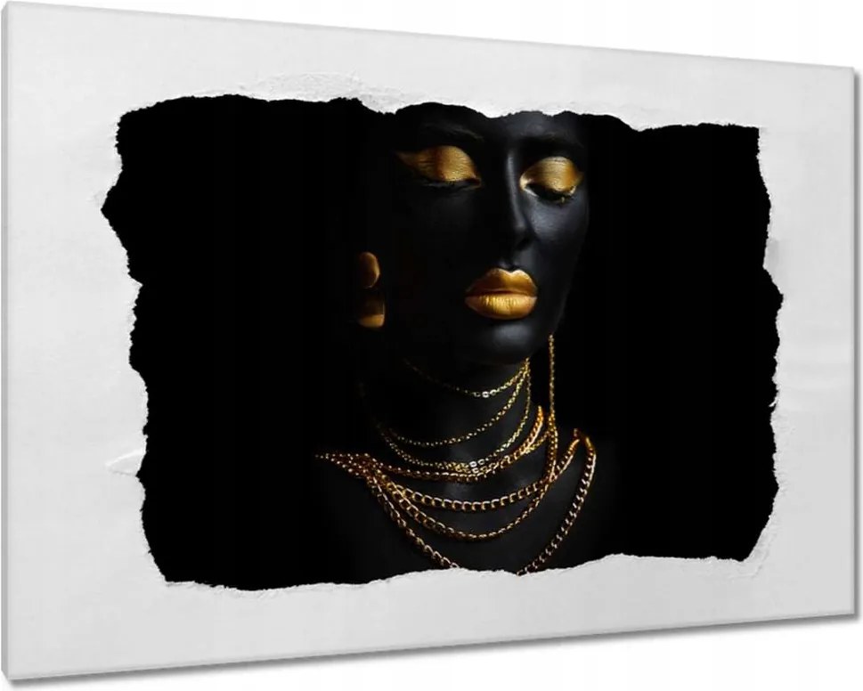 Vászonkép 60x40 Arany szemhéjak alatt