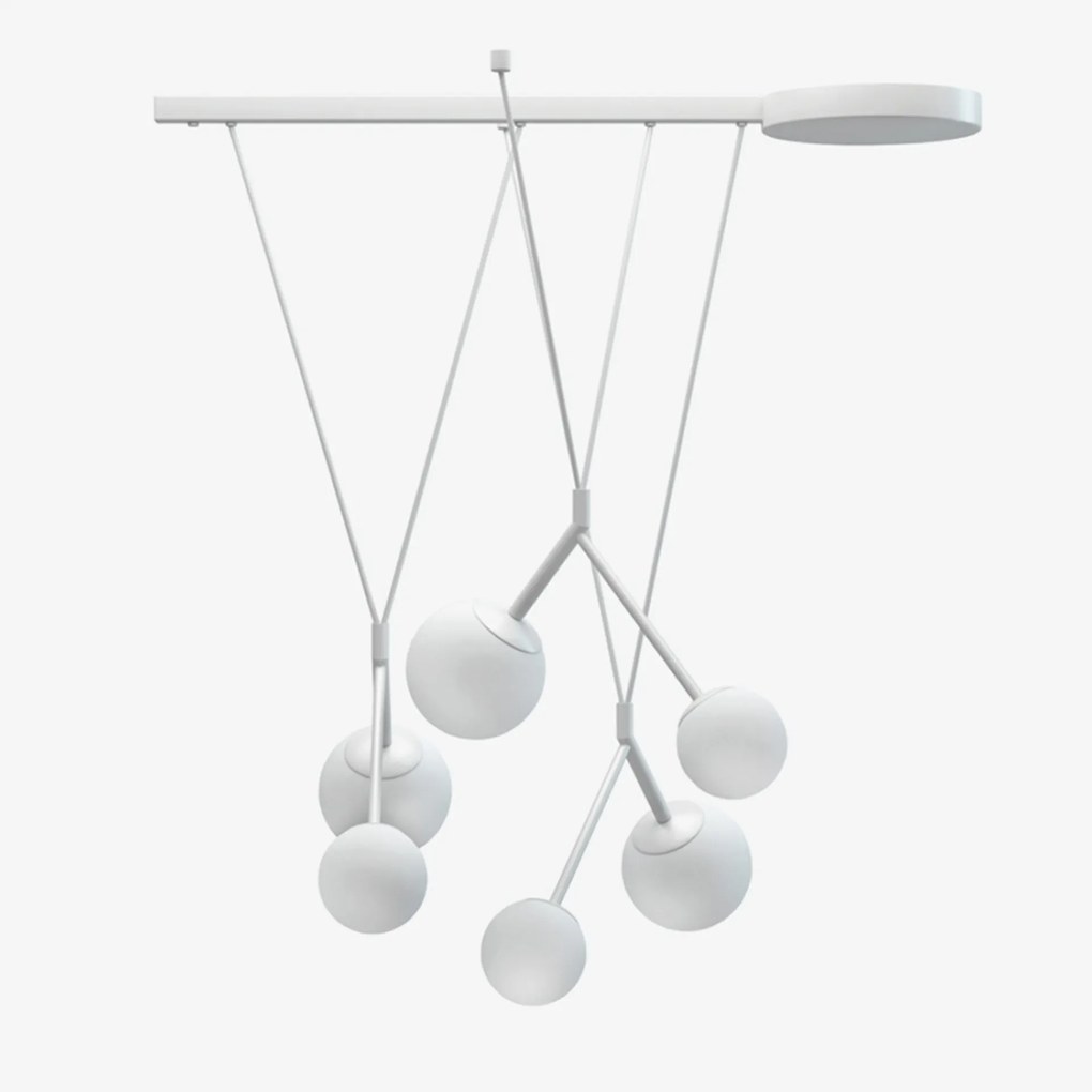 Lucis függőlámpa Zed 34.8W Led 3000K üveg fekete opál ZL3.L1.Z80.61L D