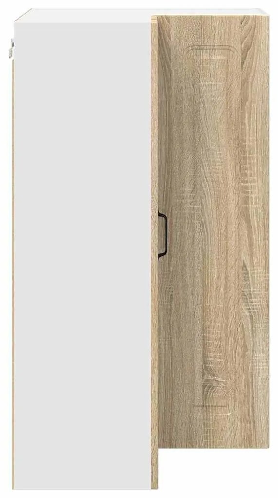 Fali konyhaszekrény Sonoma tölgy 57 x 57 x 100 cm Faanyag