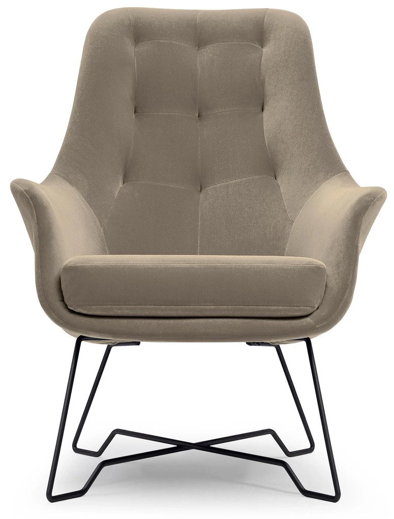 Fotel Eliah (taupe). Akció -16%. 1098190