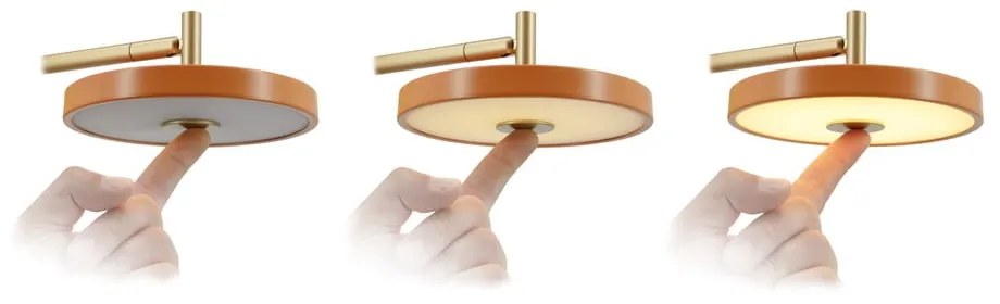 Narancssárga LED dimmelhető fali lámpa ø 15 cm Asteria Wall Short – UMAGE