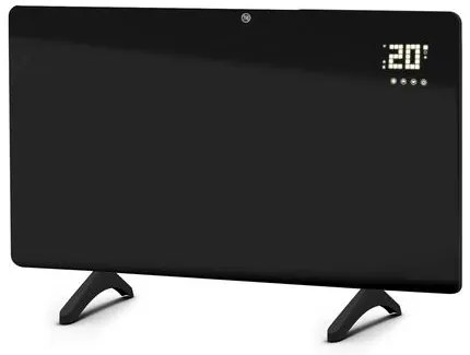 HOME FKIS600WIFI hordozható/fali infrasugárzó fűtőtest, 600 W, beltéri, hangtalan, digitális termosztát, ECO üzemmód, gyerekzár, IP44, túlmelegedés elleni védelem