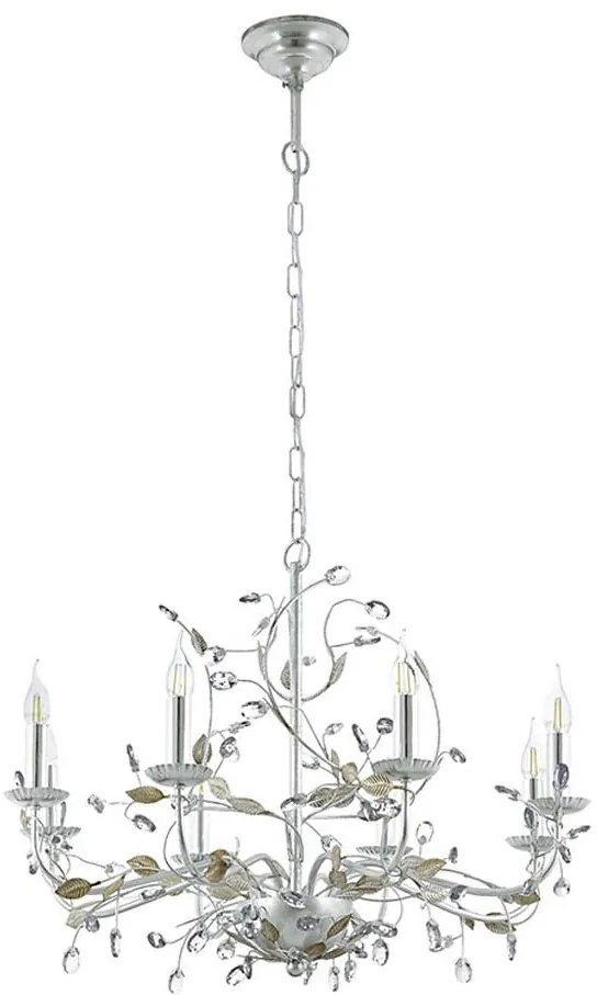 Eglo 49829 - Csillár FLITWICK 1 8xE14/40W/230V