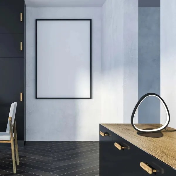 LED asztali lámpa PETRA LED/12W/230V 4000K fekete