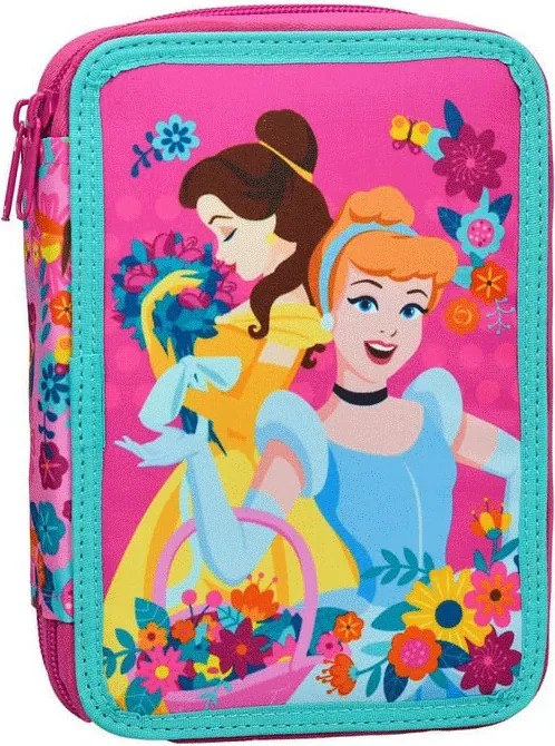 Disney Hercegnők Spring tolltartó töltött 2 emeletes
